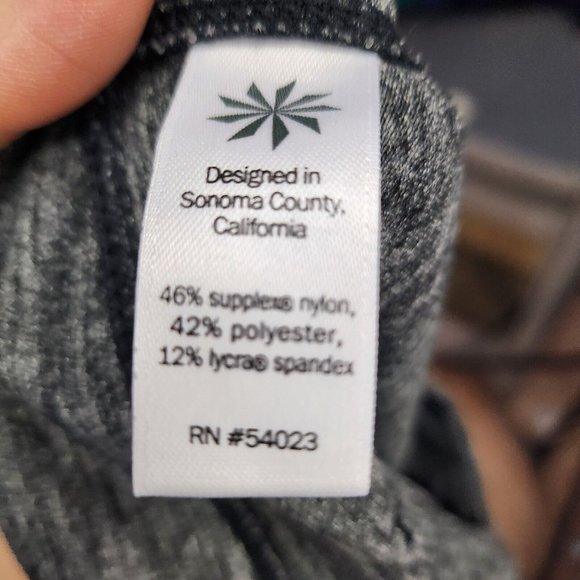 Athleta Heather Gray Exercise Stretch Activewear Leggings Pants Size 2X - Picture 7 of 8